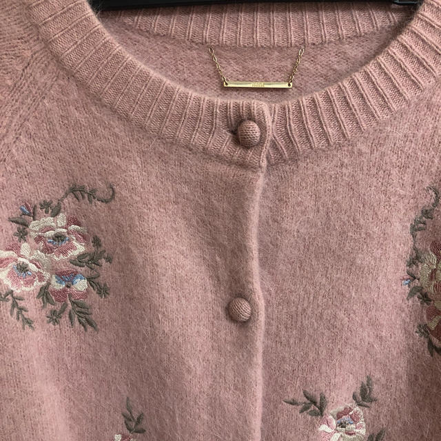 SNIDEL(スナイデル)のsnidel  花刺繍ニットガーデン レディースのトップス(ニット/セーター)の商品写真