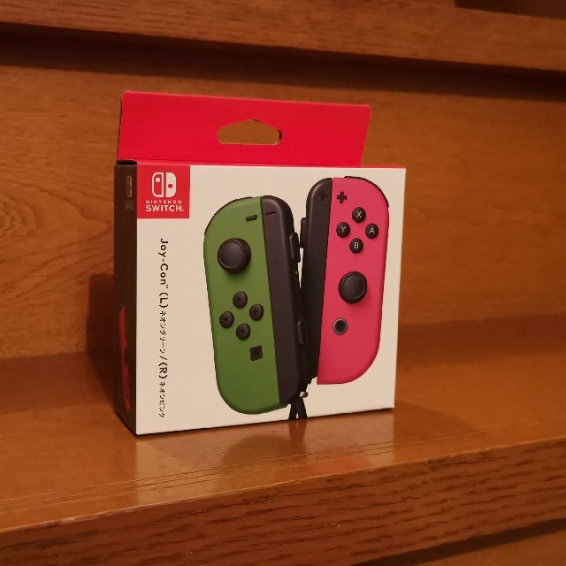 Nintendo Switch(ニンテンドースイッチ)の【新品】Switch Joy-Con (L)(R) ジョイコン グリーン　ピンク エンタメ/ホビーのゲームソフト/ゲーム機本体(その他)の商品写真