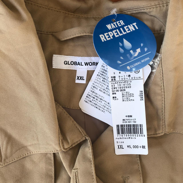 GLOBAL WORK(グローバルワーク)のGLOBAL WORK トレンチコート メンズのジャケット/アウター(トレンチコート)の商品写真