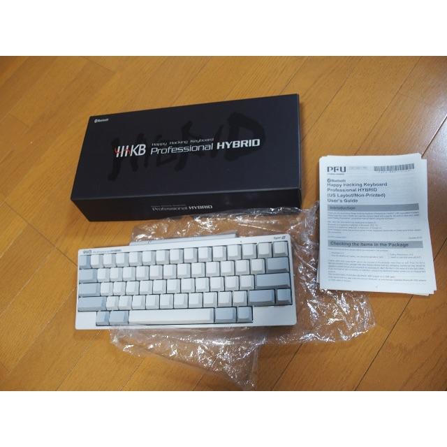 HHKB Prof. HYBRID Type-S 無刻印 英語配列 白