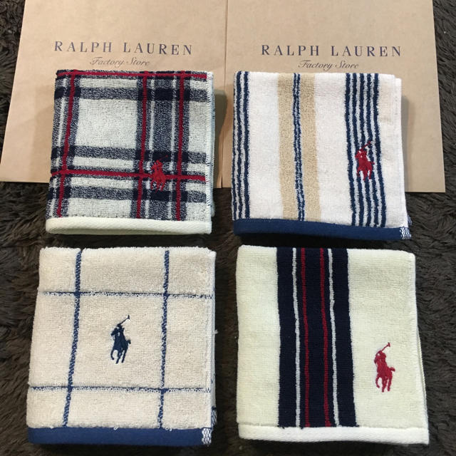 Ralph Lauren(ラルフローレン)のビジネス♡ラルフローレン タオルハンカチ メンズのファッション小物(ハンカチ/ポケットチーフ)の商品写真
