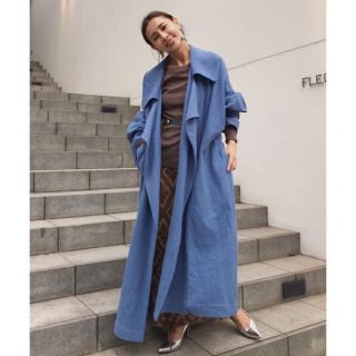 アメリヴィンテージ(Ameri VINTAGE)のお値下！⭐️ameri vintage BIG COLLAR LONG COAT(ロングコート)