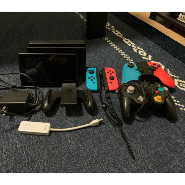 Nintendo Switch本体＋各種付属品(カセット等)