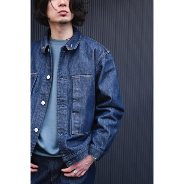 AURALEE / HARD TWIST DENIM BLOUSON