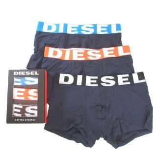 ディーゼル(DIESEL)のディーゼル　メンズ　ボクサーパンツ　L　3枚セット　E5218 NAVY(ボクサーパンツ)