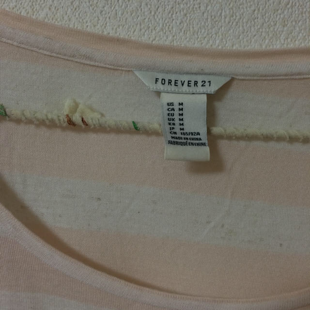 FOREVER 21(フォーエバートゥエンティーワン)のFOREVER21☆ボーダーTシャツ レディースのトップス(Tシャツ(半袖/袖なし))の商品写真