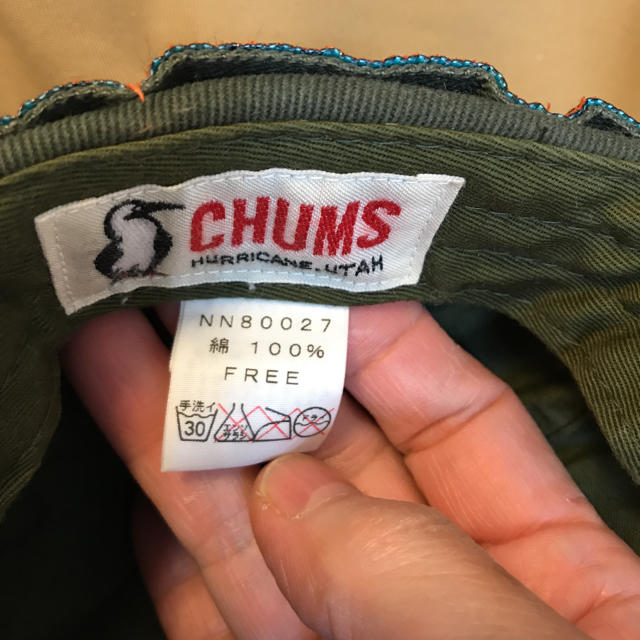 CHUMS(チャムス)のチャムスキャップ♣︎ノースフェイスコラボ♣︎ メンズの帽子(キャップ)の商品写真