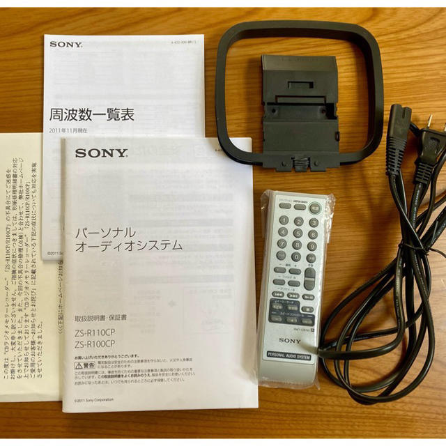 SONY - SONY パーソナルオーディオシステム ZS-R110CPの通販 by しおん's shop｜ソニーならラクマ