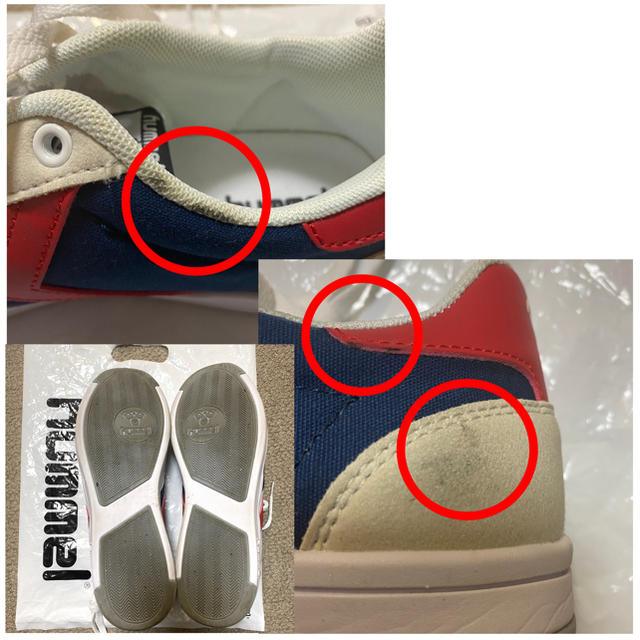 hummel(ヒュンメル)のhummel STADIL LIGHTCANVAS WHITE/RED/BLUE メンズの靴/シューズ(スニーカー)の商品写真