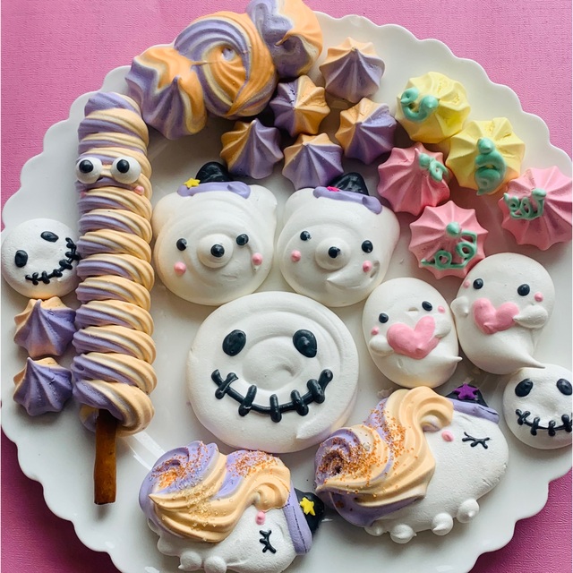 メレンゲクッキーオーダー ハロウィンサンプル画像菓子/デザート