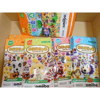 ニンテンドウ(任天堂)の25パックセット どうぶつの森 amiiboカード　第1~4弾、amiibo+(カード)