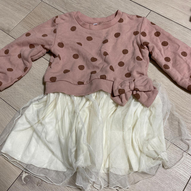 しまむら(シマムラ)のワンピース キッズ/ベビー/マタニティのキッズ服女の子用(90cm~)(ワンピース)の商品写真