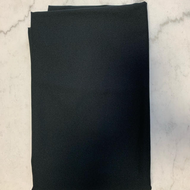 お買い得‼︎高級ストレッチ芯地ソフト薄地用　黒2m ハンドメイドの素材/材料(生地/糸)の商品写真