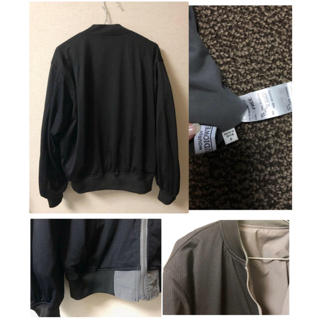 moussy(マウジー)のMOUSSY studiowear リバーシブルMA-1 ブルゾン レディースのジャケット/アウター(ブルゾン)の商品写真