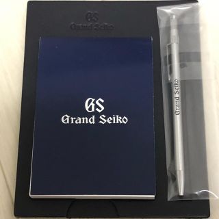 グランドセイコー(Grand Seiko)のグランドセイコー　ノベルティ　メモ帳　ボールペン　台(ノベルティグッズ)