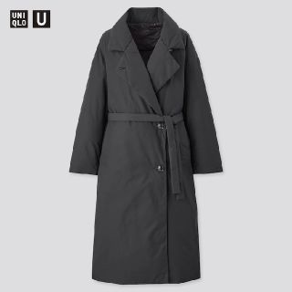 ユニクロ(UNIQLO)のUNIQLO U パデットコート ダークグレー S ユニクロユー(ロングコート)