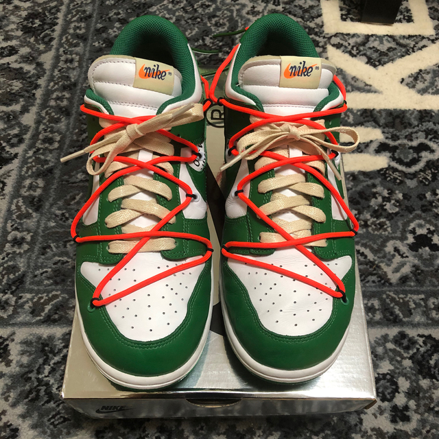 Off White Nike Dunk low pine green 28cm