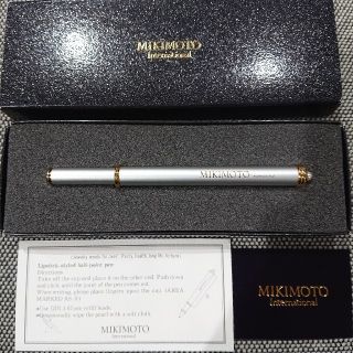 ミキモト(MIKIMOTO)のミキモト MIKIMOTO パール付きボールペン(ペン/マーカー)