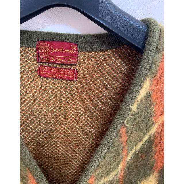 60s】 Sears KINGS ROAD アクリル モヘア カーディガンの通販 by 古着