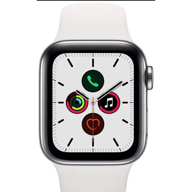 好きに Apple - 【新品・送料込み】アップルウォッチ5 シルバー