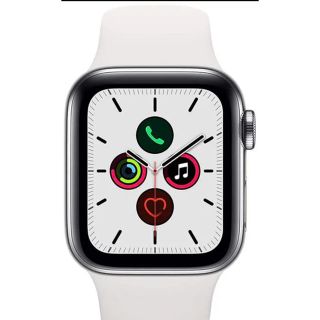 アップル(Apple)の【新品・送料込み】アップルウォッチ5 シルバーステンレス 44mm(その他)