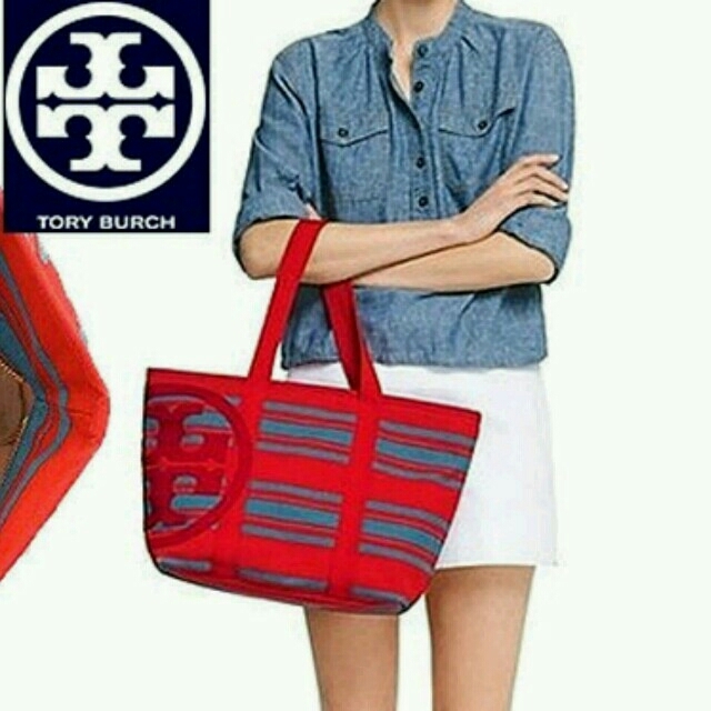 Tory Burch(トリーバーチ)のﾄﾘｰﾊﾞｰﾁ☆ﾄｰﾄﾊﾞｯｸ キッズ/ベビー/マタニティのマタニティ(マザーズバッグ)の商品写真