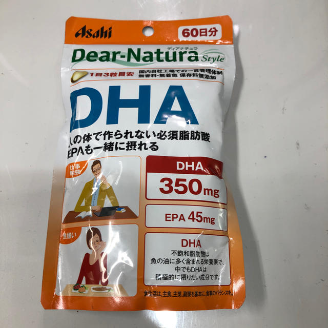 アサヒ(アサヒ)のアサヒ　ディアナチュラ　DHA　必須脂肪酸　EPAも一緒に摂れる コスメ/美容のダイエット(ダイエット食品)の商品写真