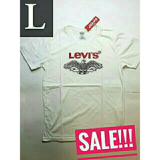 リーバイス(Levi's)の新品タグ付き levi's メンズ 半袖 Tシャツ *L ホワイト*(Tシャツ/カットソー(半袖/袖なし))