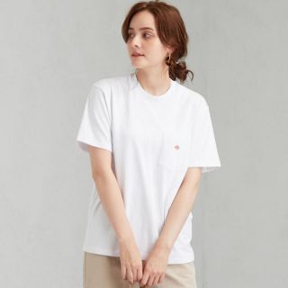 ダントン(DANTON)のお値下げ中　ダントン ポケット Tシャツ　36 ホワイト(Tシャツ(半袖/袖なし))