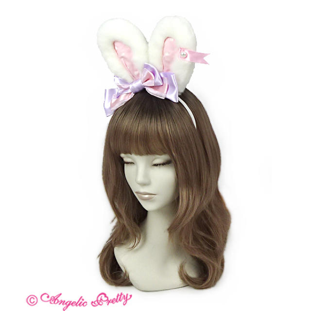 Angelic Pretty(アンジェリックプリティー)のリリカルバニーカチューシャ  レディースのヘアアクセサリー(カチューシャ)の商品写真