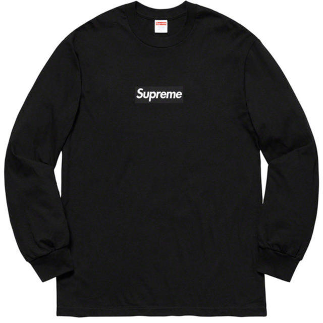 Supreme Box Logo L/S Tee Black M size