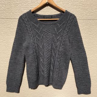 ユナイテッドアローズグリーンレーベルリラクシング(UNITED ARROWS green label relaxing)のユナイテッドアローズ　ニット　レディース　グレー　40(ニット/セーター)