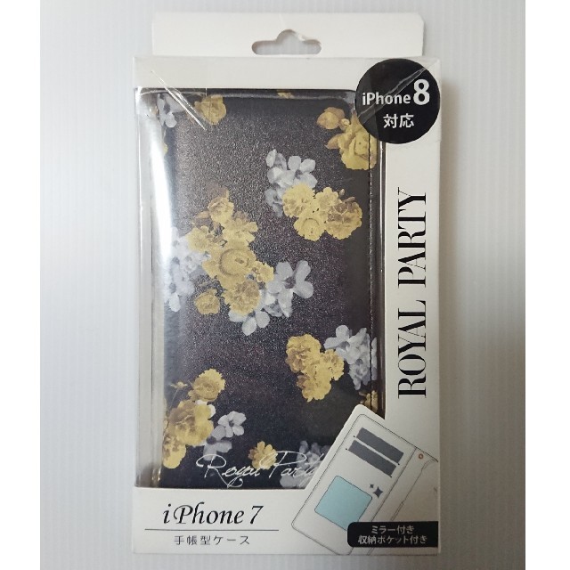 ROYAL PARTY(ロイヤルパーティー)の【訳有り品】ROYAL PARTY   iPhone7/8 対応 手帳型ケース スマホ/家電/カメラのスマホアクセサリー(iPhoneケース)の商品写真