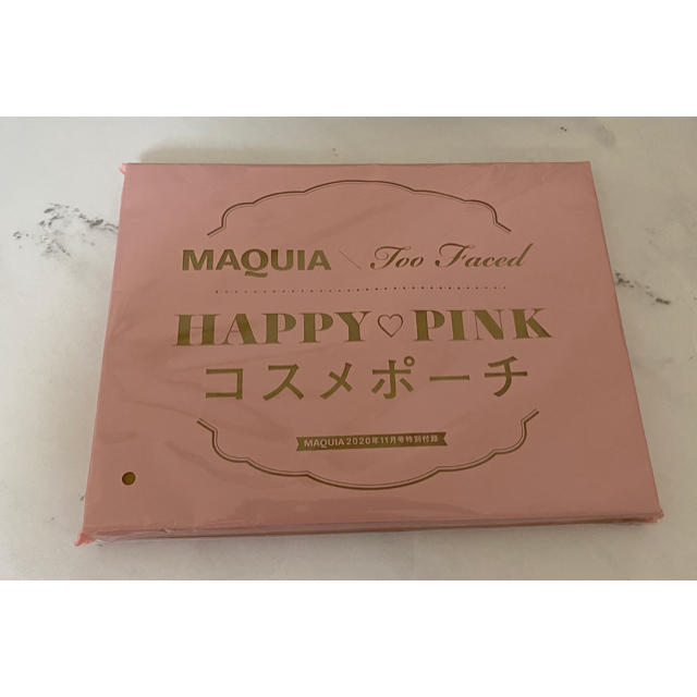 Too Faced(トゥフェイス)のMAQUIA 11月号付録 トゥーフェイスド コスメポーチ レディースのファッション小物(ポーチ)の商品写真