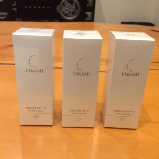 タカミ(TAKAMI)のタカミ  スキンピール 30ml × 3個  新品(ブースター/導入液)