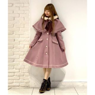 アクシーズファム(axes femme)のaxes kawaiiライン♡ケープ付きコート(ロングコート)