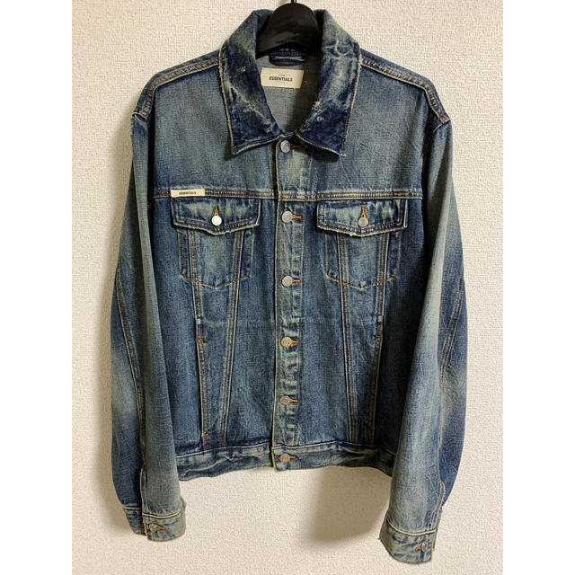 FEAR OF GOD(フィアオブゴッド)のESSENTIALS DENIM TRACKER Jacket メンズのジャケット/アウター(Gジャン/デニムジャケット)の商品写真