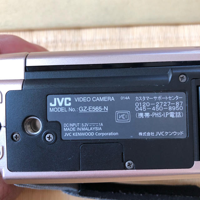 Victor(ビクター)のJVC  ビデオカメラ　動作確認済み スマホ/家電/カメラのカメラ(ビデオカメラ)の商品写真