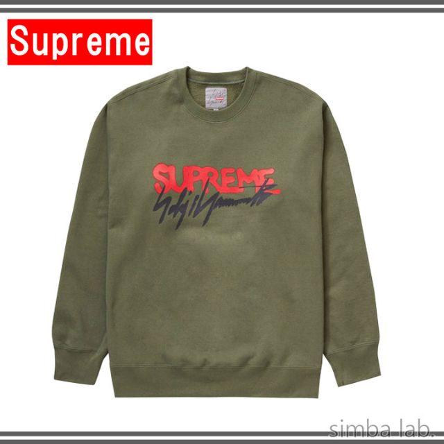 Supreme Yohji Yamamoto スウェットシャツ オリーブ M