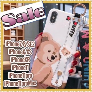 ◆大特価◆ ダッフィー　iPhoneケース  ピンク　iPhoneXR(iPhoneケース)