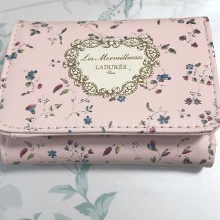 レメルヴェイユーズラデュレ(Les Merveilleuses LADUREE)のレ・メルヴェイユーズラデュレ　三つ折りミニ財布(財布)