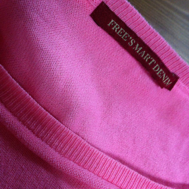 FREE'S MART(フリーズマート)のピンクニット レディースのトップス(ニット/セーター)の商品写真