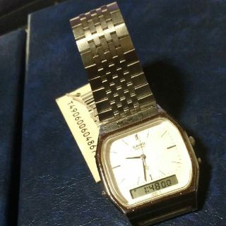 カシオ(CASIO)のｱﾅﾃﾞｼﾞ昭和レトロ　CASIO  AQ430 アナデジ　中古(腕時計(アナログ))