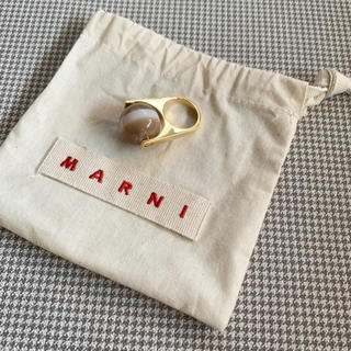 マルニ(Marni)の【再々お値下げ!!】MARNI マルニ ストーンリング 指輪(リング(指輪))
