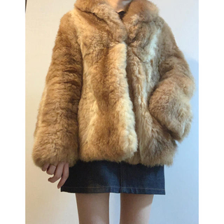 エディットフォールル(EDIT.FOR LULU)のEDIT. FOR LULU  UK vintage fur court❤︎(毛皮/ファーコート)