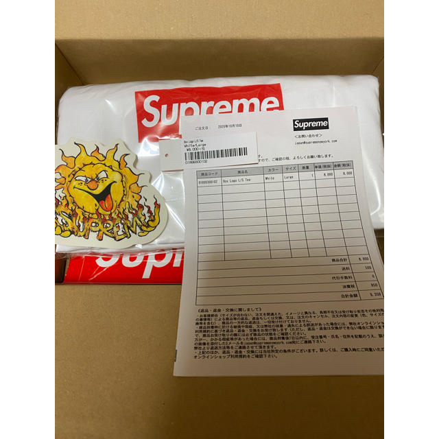 トップスsupreme Box Logo L/S Tee Lサイズ