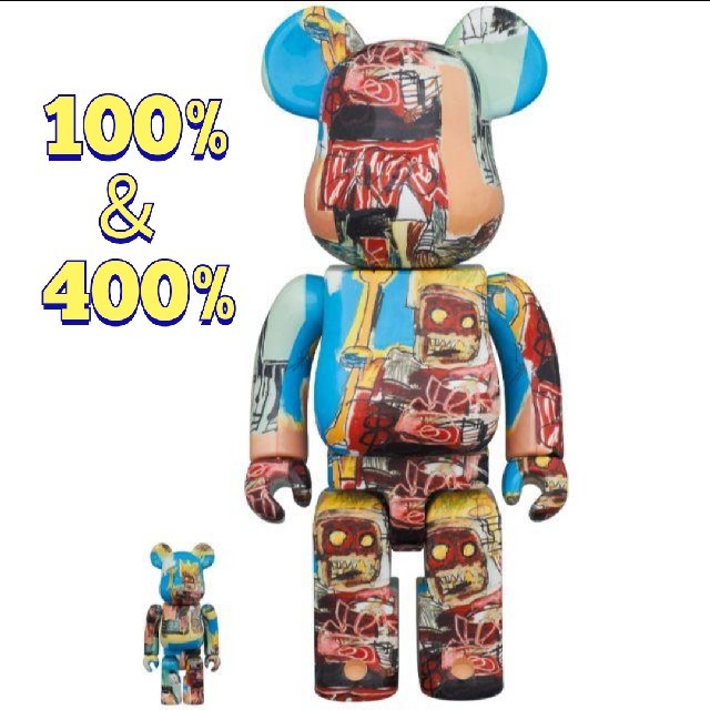 BE@RBRICK JEAN-MICHEL BASQUIAT 100%＆400%