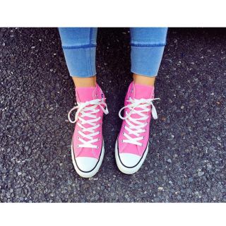 コンバース(CONVERSE)のconverse ALL STAR ハイカット PINK(スニーカー)