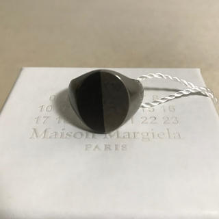 マルタンマルジェラ(Maison Martin Margiela)のメゾンマルジェラ ツートーンシグネットリング XS(リング(指輪))