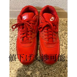 ナイキ(NIKE)のナイキAIR MAX  90 essential  red  26.5(スニーカー)